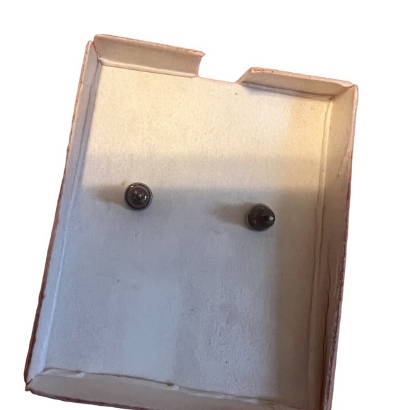 Tacoa Hypo Allergenic Surgical Steel PostsTeardrop Earring Studs Brushed Texture - Picture 4 of 5